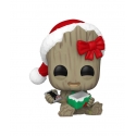 Marvel - Figurine POP! Holiday Groot 9 cm