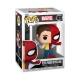 Marvel - Figurine POP! Split- Spider/Parker 9 cm