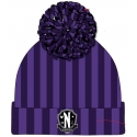 Mercredi - Bonnet Pom-Pom Logo Nevermore