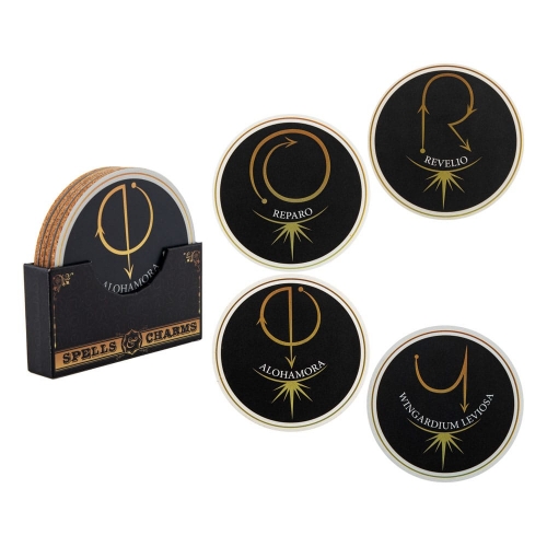 Harry Potter - Pack 4 sous-verres Spell & Charms