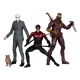 DC Multiverse - Pack 3 figurines Nightwing vs. Talon & Owl (Batman: The Court of Owls) (Gold Label) 18 cm