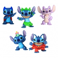 Lilo & Stitch - Pack 5 figurines Stitch Collectible Figure Set 7 cm