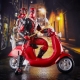 Deadpool Corps Marvel Legends - Scooter avec figurine Deadpool 15 cm