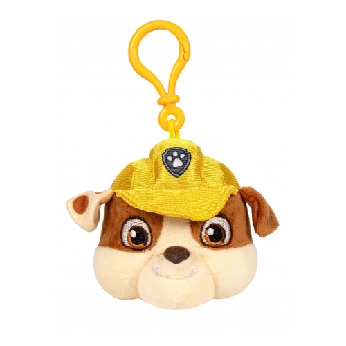 La Pat'Patrouille - Porte-clés peluche Rubble 8 cm