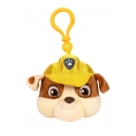 La Pat'Patrouille - Porte-clés peluche Rubble 8 cm