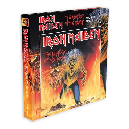 Iron Maiden - Puzzle Rock Saws The Number of the Beast Single (500 pièces)