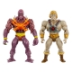 Les Maîtres de l'Univers x Stranger Things Origins - Pack 2 figurines He-Man & Vecna 14 cm