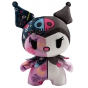 Sanrio - Peluche DZNR Kuromi Graffiti Edition 18 cm