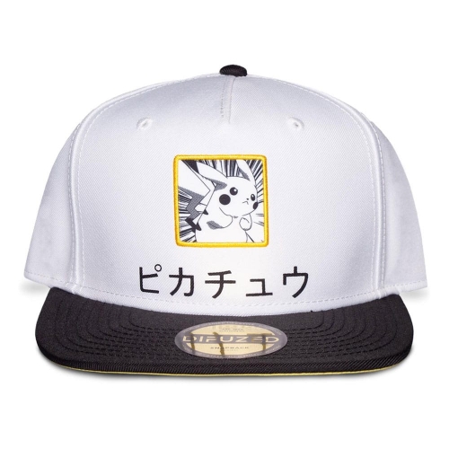 Pokémon - Casquette Snapback Pikachu Black, White, Yellow