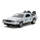 Retour vers le Futur - Réplique métal 1/32 DeLorean Time Machine Frost