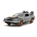 Retour vers le Futur III - Réplique métal 1/32 DeLorean Time Machine Railroad Wheels