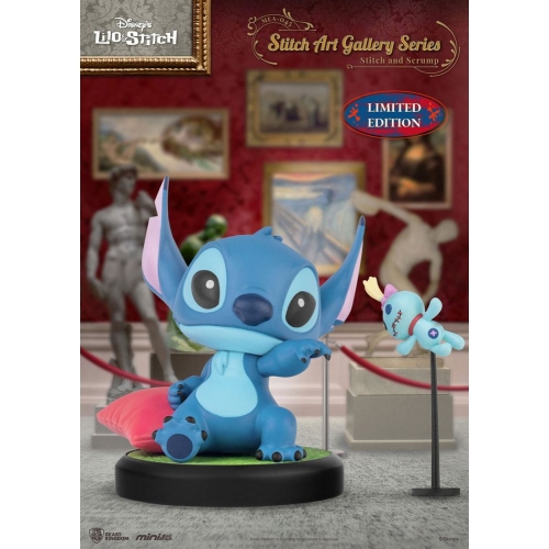 Lilo & Stitch - Figurine Mini Egg Attack Stitch Art Gallery Series Stitch and Scrum 8 cm