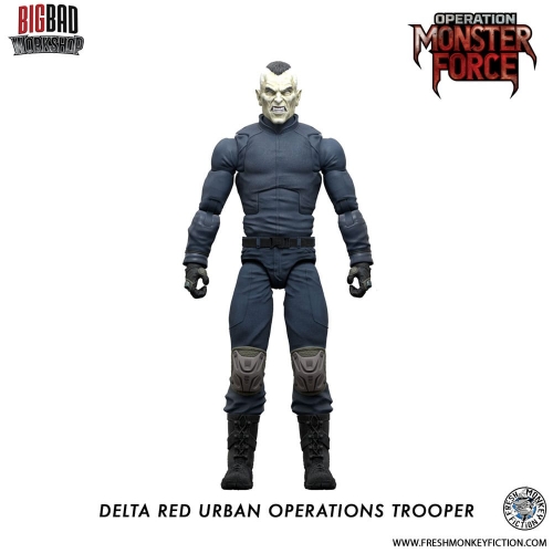 Operation: Monster Force - Figurine 1/12 Delta Red Urban Operations Trooper 15 cm