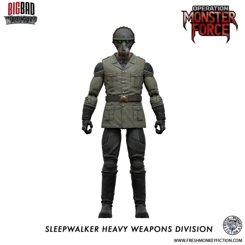 Operation: Monster Force - Figurine 1/12 Sleepwalker Heavy Weapons Division 15 cm