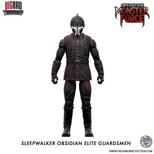 Operation: Monster Force - Figurine 1/12 Sleepwalker Obsidian Elite Guardsmen 15 cm