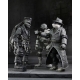 Universal Monsters X Teenage Mutant Ninja Turtles - Pack 4 figurines Turtles Black & White 18 cm