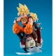 Dragonball Z 05 Desktop Real McCoy - Diorama Super Saiyan Son Goku & Super Saiyan Son Gohan & Motorbike 16 cm