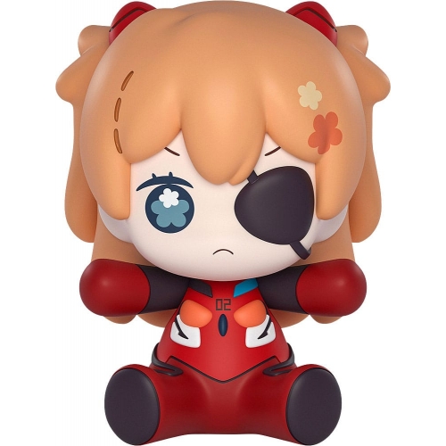 Neon Genesis : Rebuild of Evangelion - Figurine Chibi Huggy Good Smile Asuka Shikinami Langley: Eye Patch Ver. 7 cm