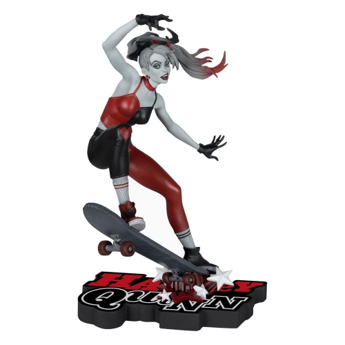 DC Direct - Statuette 1/10 Harley Quinn: Red, White & Black Harley Quinn by Ivan Tao 20 cm