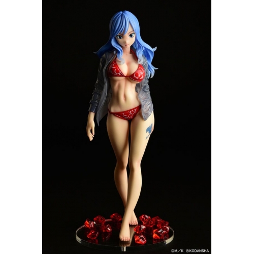 Fairy Tail - Statuette 1/6 Jubia Lokser Gravure_Stylesee-through wet shirt Red Bikini!! 25 cm