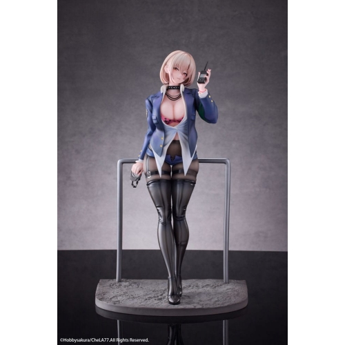 Original Illustration - Statuette 1/6 Naughty Police Woman Illustration by CheLA77 27 cm