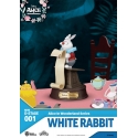 Alice au Pays des Merveilles - Statuette Mini Diorama Stage White Rabbit 10 cm