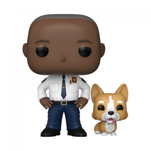 Brooklyn Nine-Nine - Figurine POP! Cpt Holt w/dog 9 cm