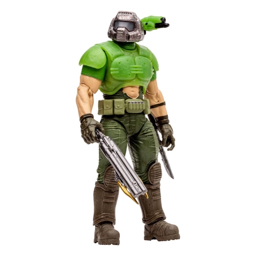 Doom Eternal - Figurine Doom Slayer Classic (Glow In The Dark Edition) Gold Label 18 cm