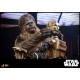 Star Wars Episode V - Figurine Movie Masterpiece 1/6 Chewbacca with Disassembled C-3PO 36 cm