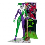 DC Multiverse - Figurine Harley Quinn (DC Classic) Jokerized (Gold Label) 18 cm