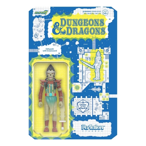 Dungeons & Dragons - Figurine ReAction Githyanki Glow in the Dark 10 cm