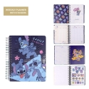 Lilo & Stitch - Agenda semainier avec autocollants Stitch facilement distrait