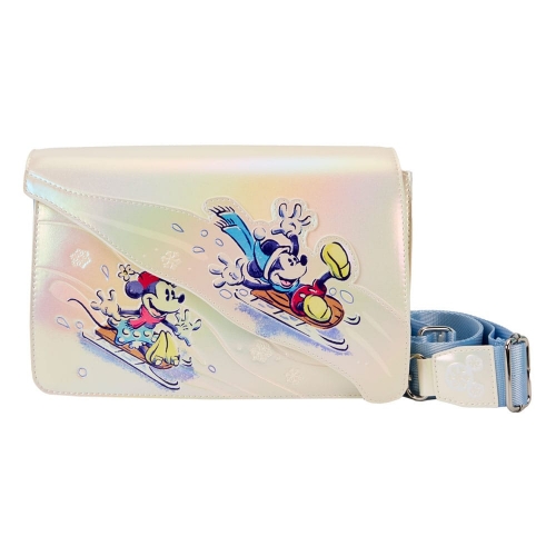 Disney - Sac à bandoulière Mickey and friends Winter Wonderland By Loungefly