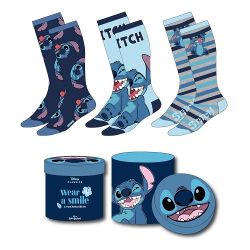 Lilo & Stitch - Pack 3 paires de chaussettes Crazy Stitch 36-43