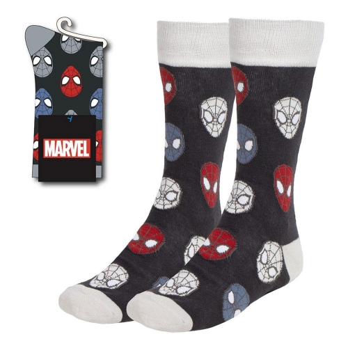 Marvel - Paire de chaussettes Spider-Man Face 38-45