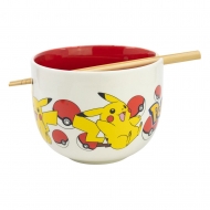 Pokémon - Bol à ramen avec baguettes Face