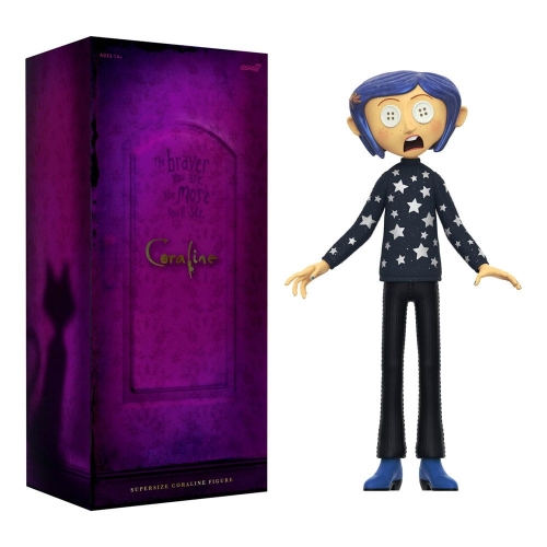 Coraline - Figurine Supersize Coraline (Button Eyes) 40 cm