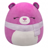 Squishmallows - Peluche Purple Bear with Closed Eyes and Scarf Crisanta 50 cm