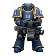 Warhammer The Horus Heresy - Figurine 1/18 Ultramarines Legion MKIII Tactical Support Squad Legionary avec Heavy Bolter 20 cm