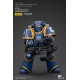 Warhammer The Horus Heresy - Figurine 1/18 Ultramarines Legion MKIII Tactical Support Squad Legionary avec Heavy Bolter 20 cm