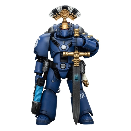 Warhammer The Horus Heresy - Figurine 1/18 Ultramarines MK VI Tactical Squad Sergeant avec Plasma Pistol and Power Sword 20 cm