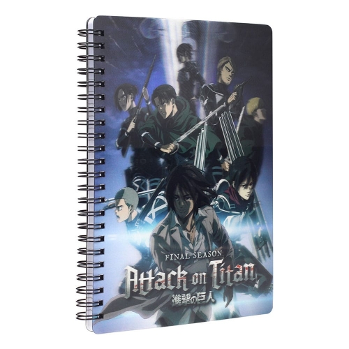 L'Attaque des Titans - Cahier effet 3D Group