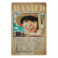 One Piece - Lingot Luffy Wanted Poster Limited Edition