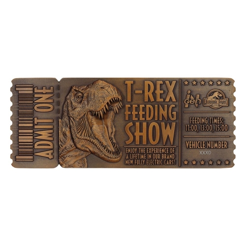 Jurassic Park - Réplique 1/1 Feeding Show Ticket