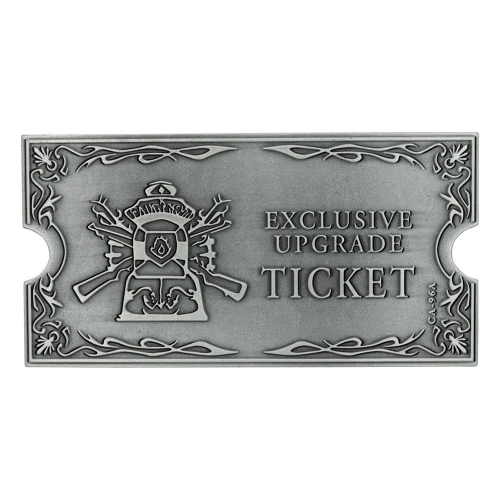 Resident Evil 4 - Réplique 1/1 Metal Exclusive Upgrade Ticket