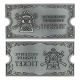 Resident Evil 4 - Réplique 1/1 Metal Exclusive Upgrade Ticket