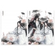 Grandmaster of Demonic Cultivation - Carte effet 3D Wei Wuxian & Lan Wangji 12 x 16 cm