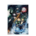 Demon Slayer: Kimetsu no Yaiba - Wallscroll Mugen Train Tanjiro Vs Enmu 50 x 70 cm