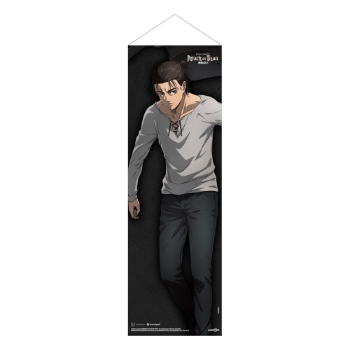 L'Attaque des Titans - Wallscroll Slim Eren Jaegers 30 x 90 cm