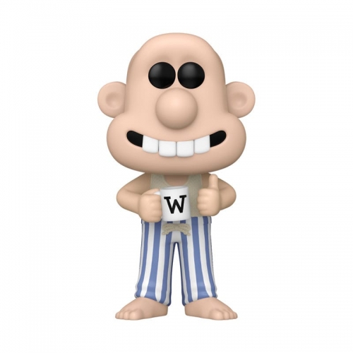 Wallace & Gromit - Figurine POP! Wallace en pyjama 9 cm